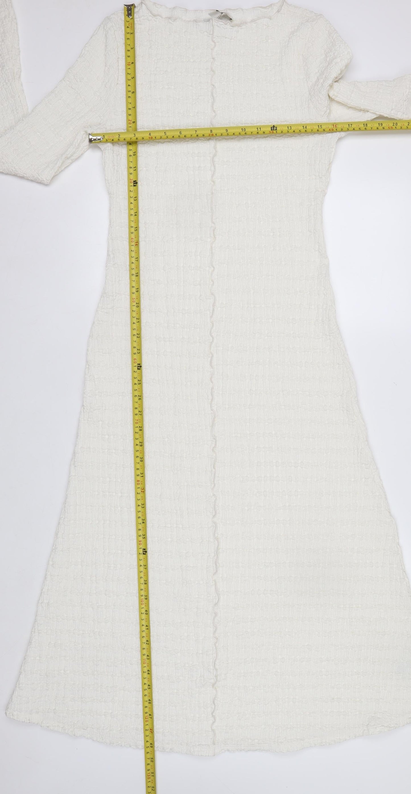 Marks and Spencer Women’s White Tall Size 10 Bodycon Midi Dress