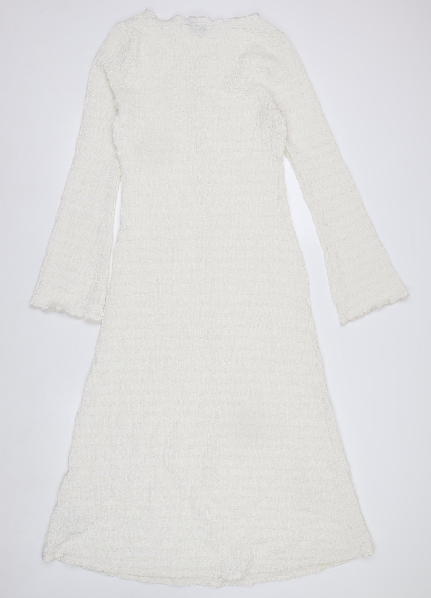 Marks and Spencer Women’s White Tall Size 10 Bodycon Midi Dress