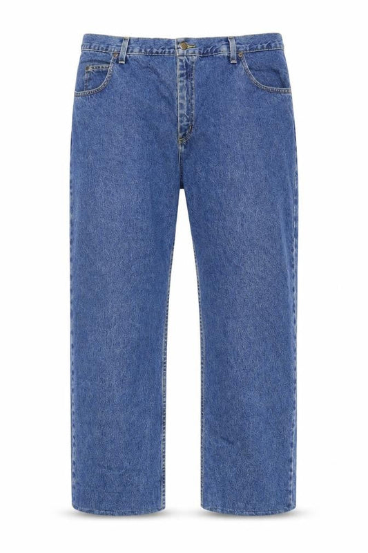 Lee Men's Blue Denim Straight Jeans 44x34 Big & Tall Retro Cotton