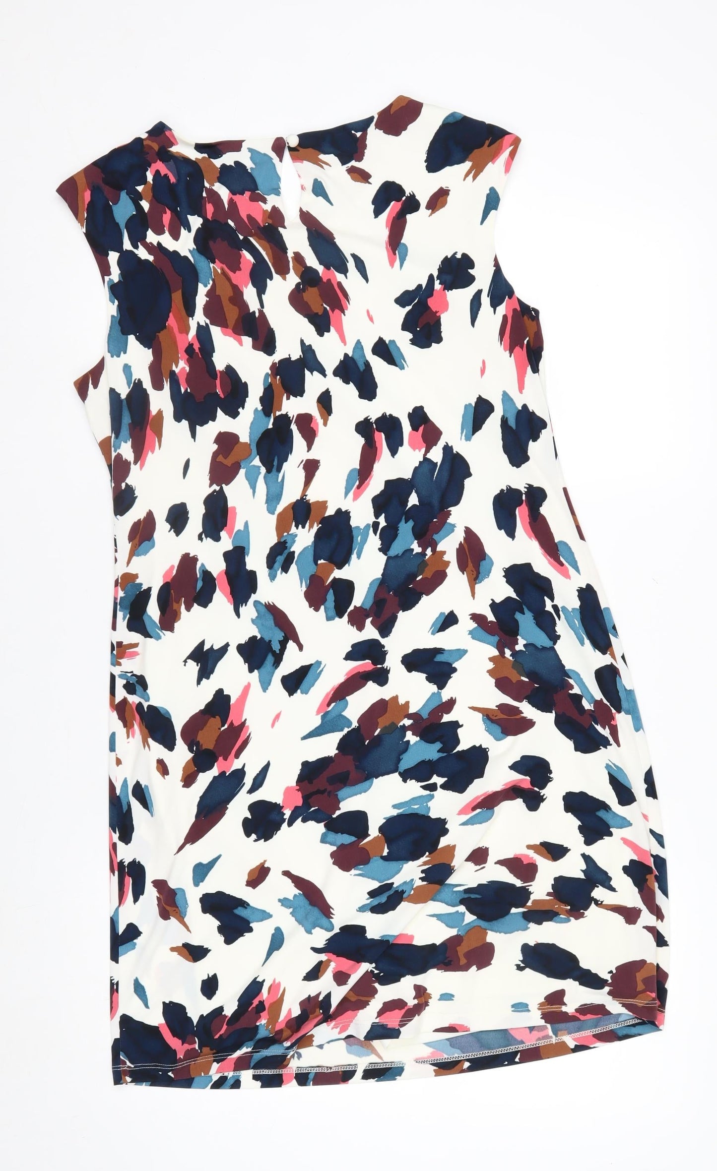 Wallis Petite Multicoloured Sheath Dress Women's Size 12