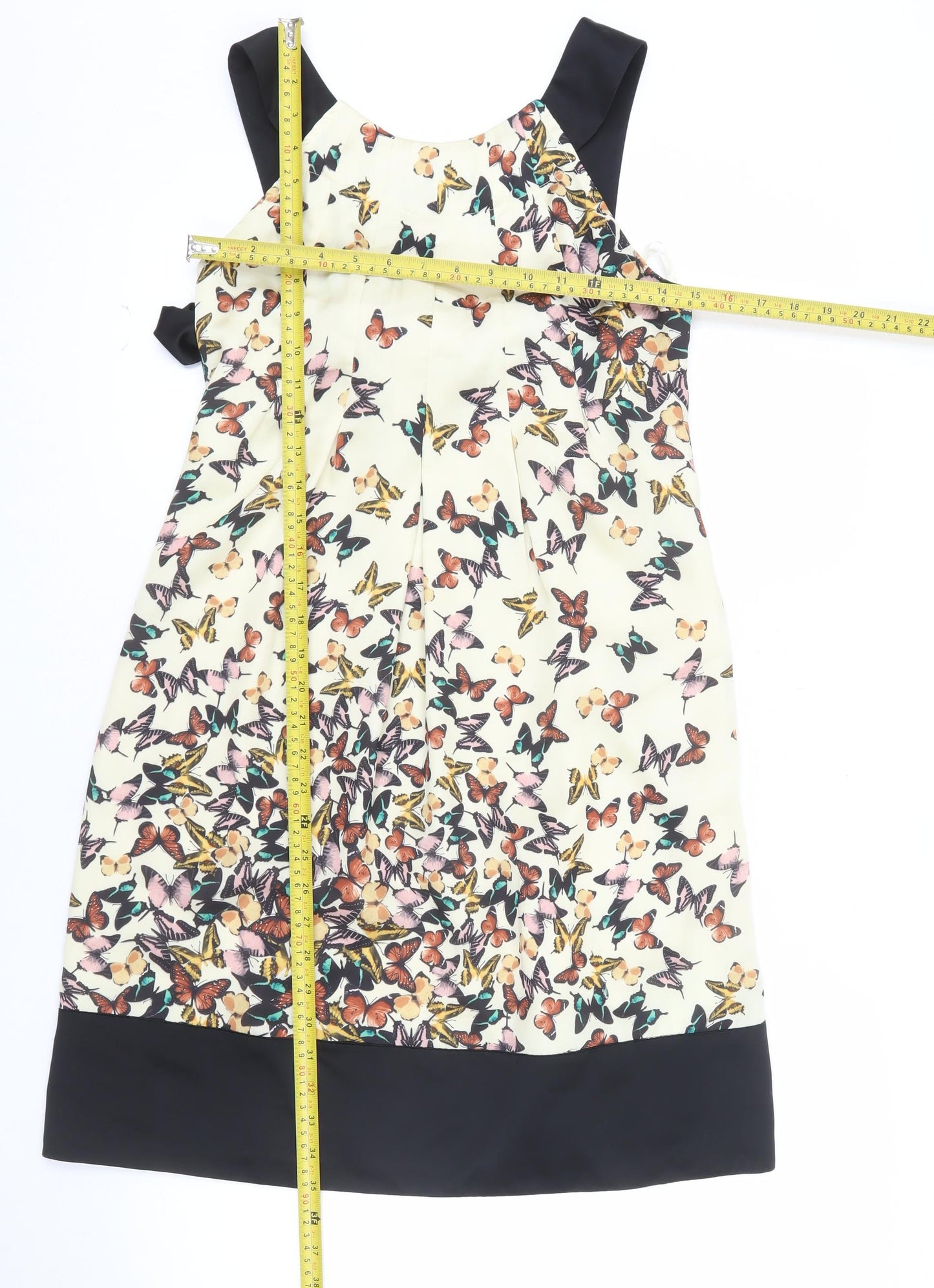 Ted Baker Women’s Multicoloured Butterfly Sheath Dress UK 8