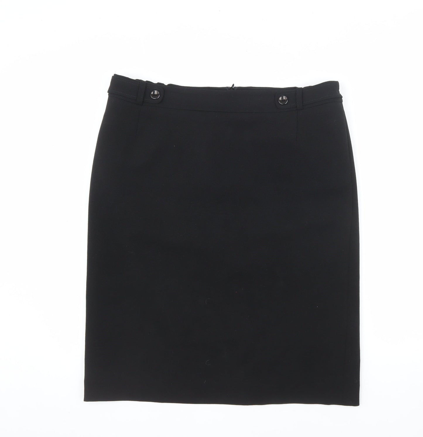 Eastex Women's Black Size 16 Knee Length Pencil Skirt