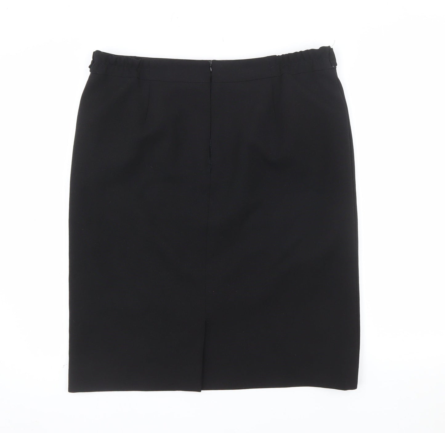 Eastex Women's Black Size 16 Knee Length Pencil Skirt