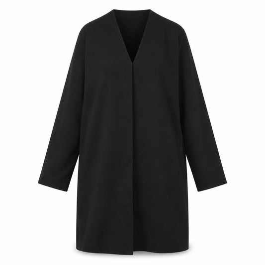 COS Women Black Shift Dress Size 8 Long Sleeve Knee Length
