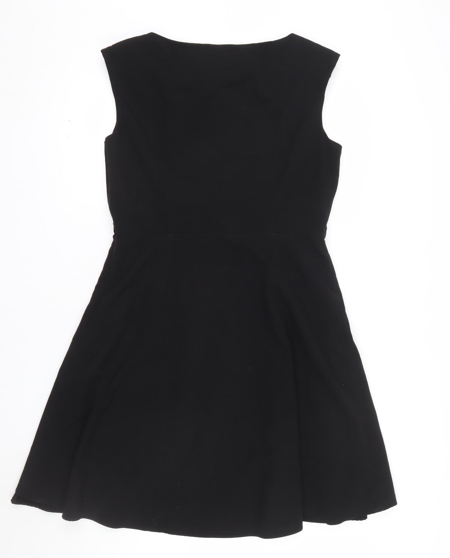 Ellen Tracy Womens Black Size 12 Fit & Flare Sleeveless Dress