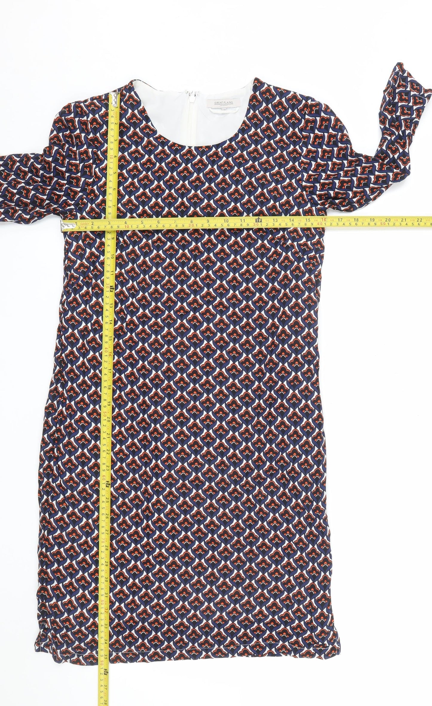 Great Plains Women's Multicoloured XS Shift Dress Geometric Print