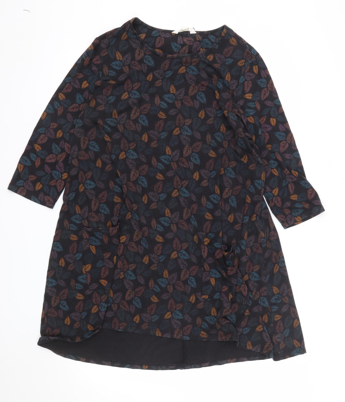 Seasalt Cornwall Women’s Multicoloured Leaf Shift Dress Size 14