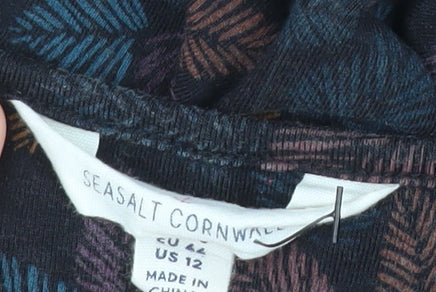 Seasalt Cornwall Women’s Multicoloured Leaf Shift Dress Size 14