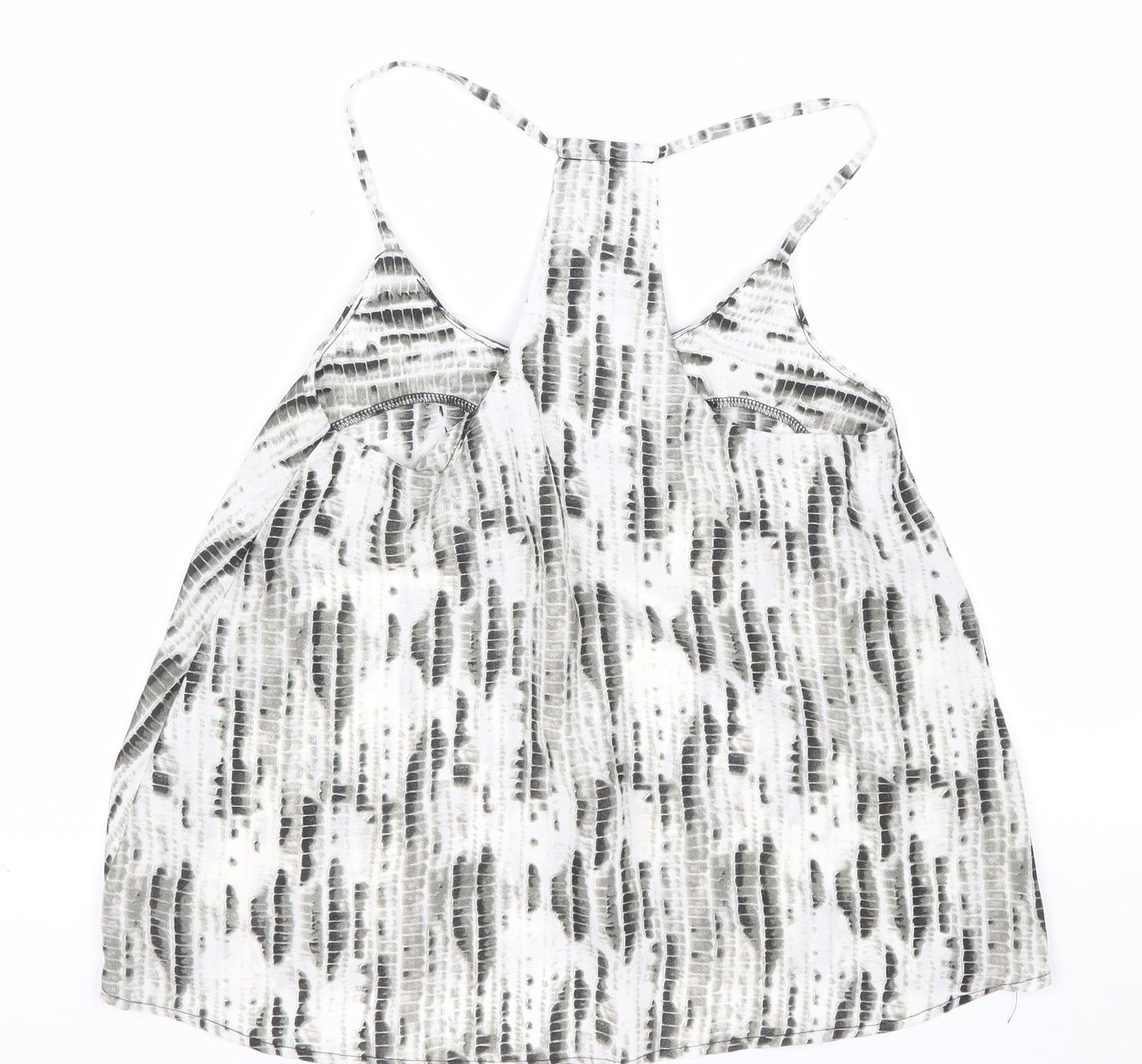 Boohoo Petite Women's Black Halter Beaded Camisole Top UK 10