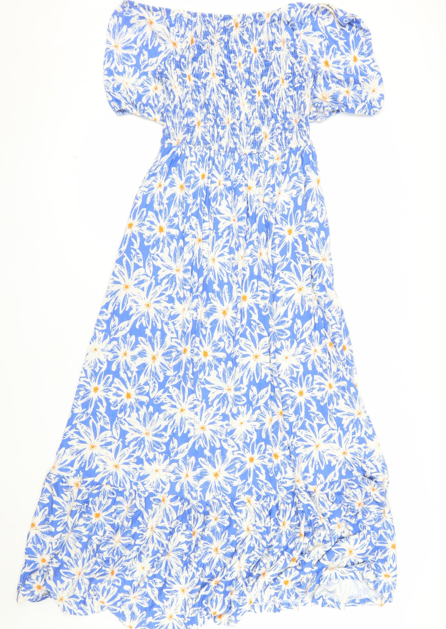 Joe Browns Women Blue Floral Fit & Flare Midi Dress Size 10