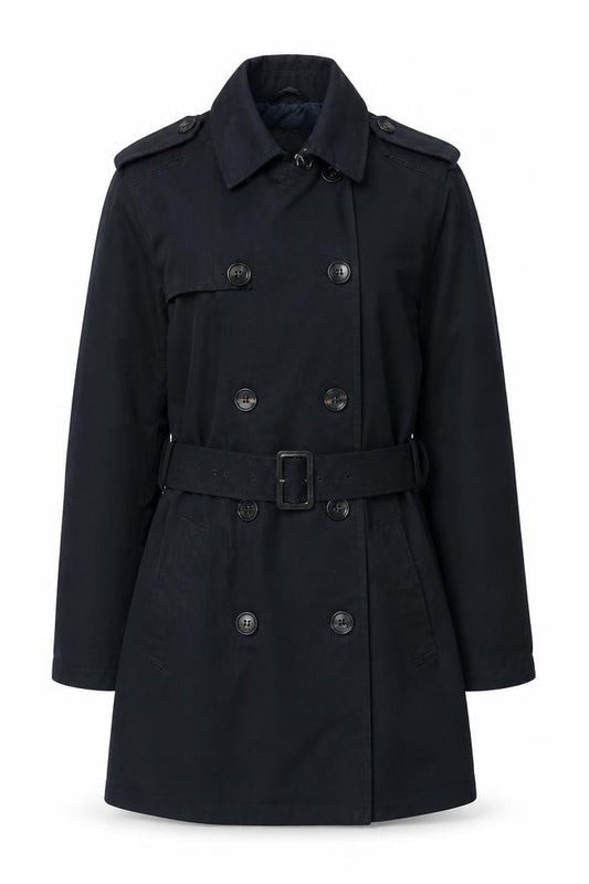 River Island Women's Black XS Classic Belted Trench Coat