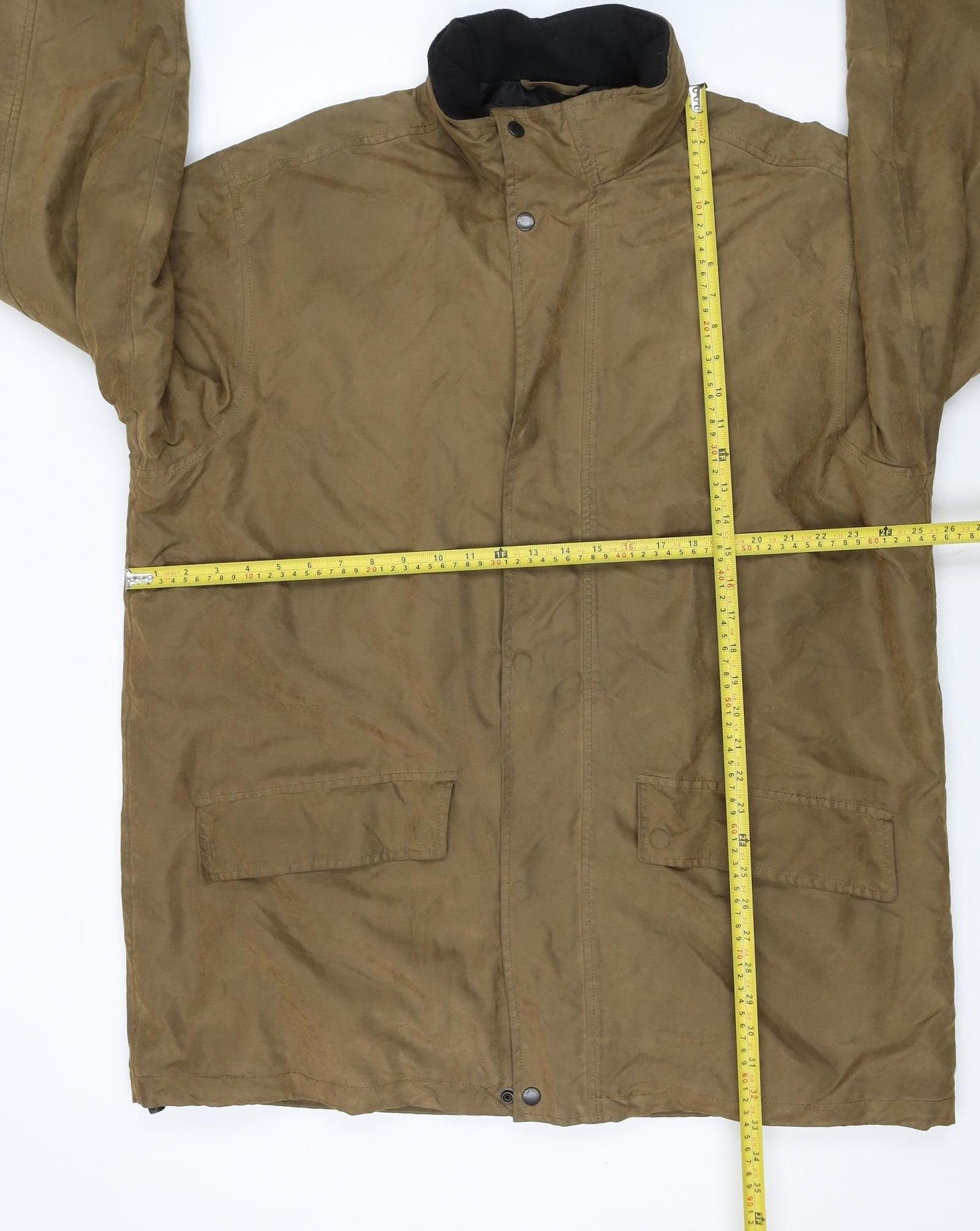 Lee Valley Men’s Brown XL Waxed Parka Jacket Waterproof Outdoor Coat