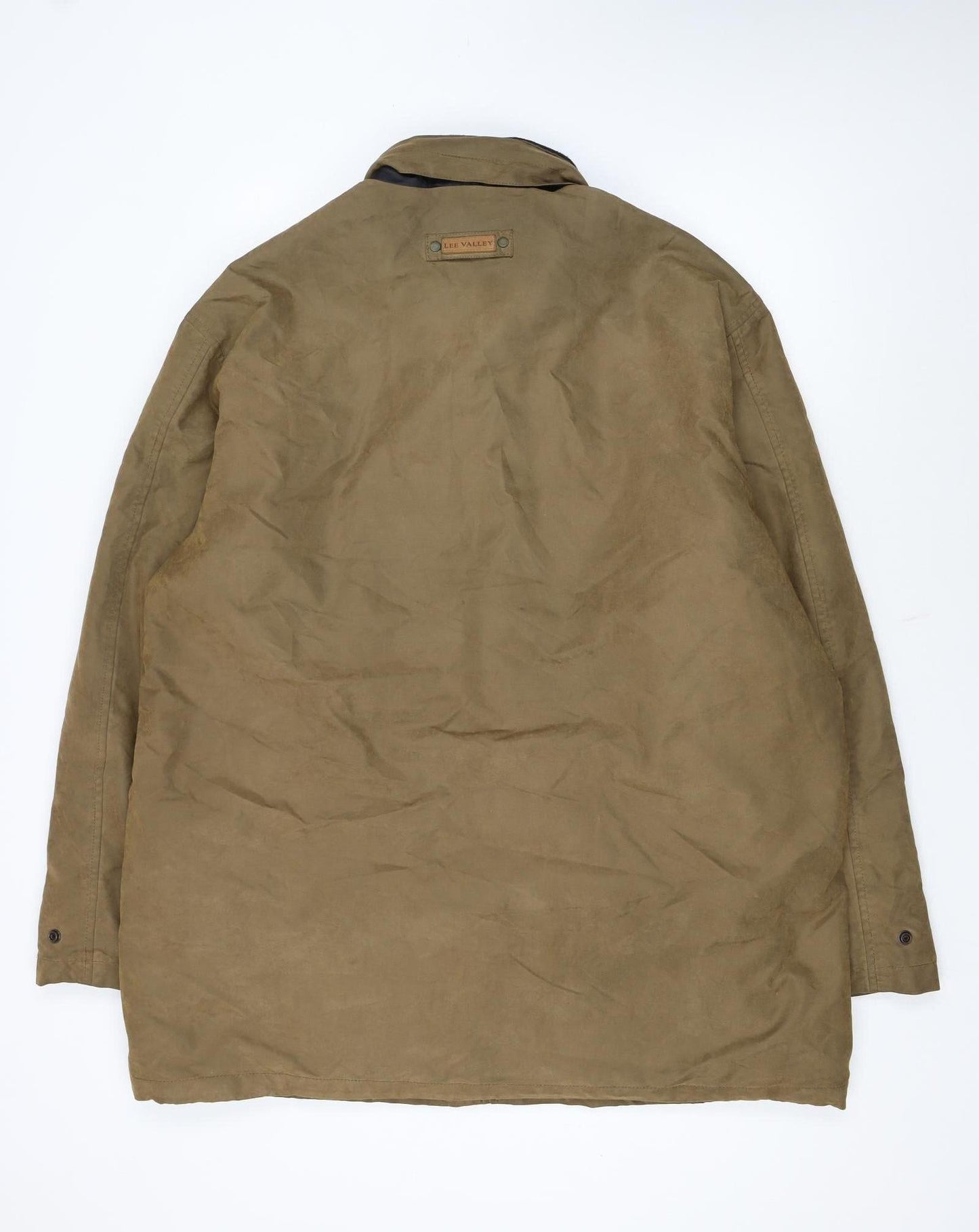 Lee Valley Men’s Brown XL Waxed Parka Jacket Waterproof Outdoor Coat