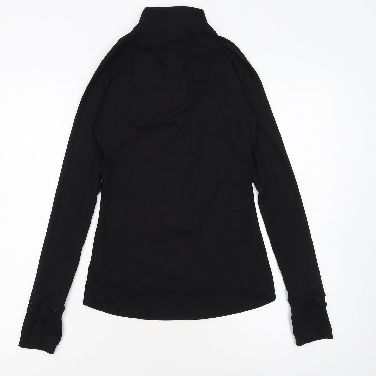 USA Pro Women's Black Half Zip Pullover Sweatshirt Size 6