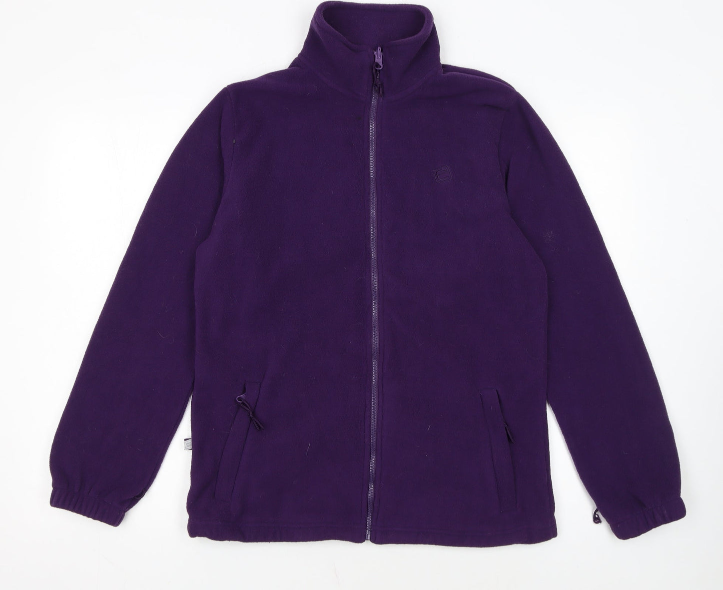 Mountain Essentials Women's Purple Fleece Full Zip Jacket UK 12