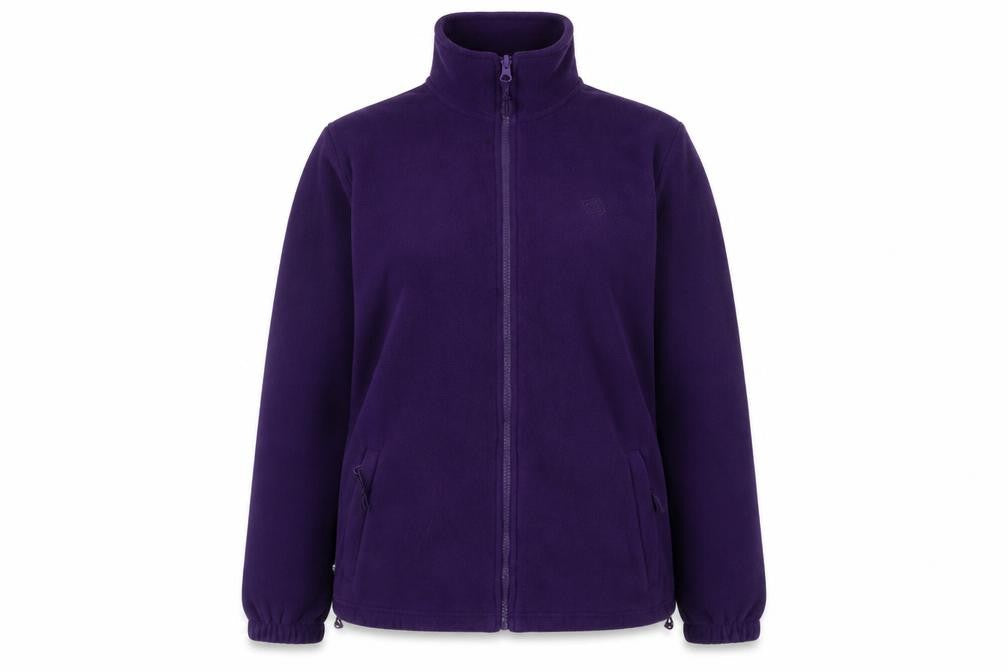 Mountain Essentials Women's Purple Fleece Full Zip Jacket UK 12