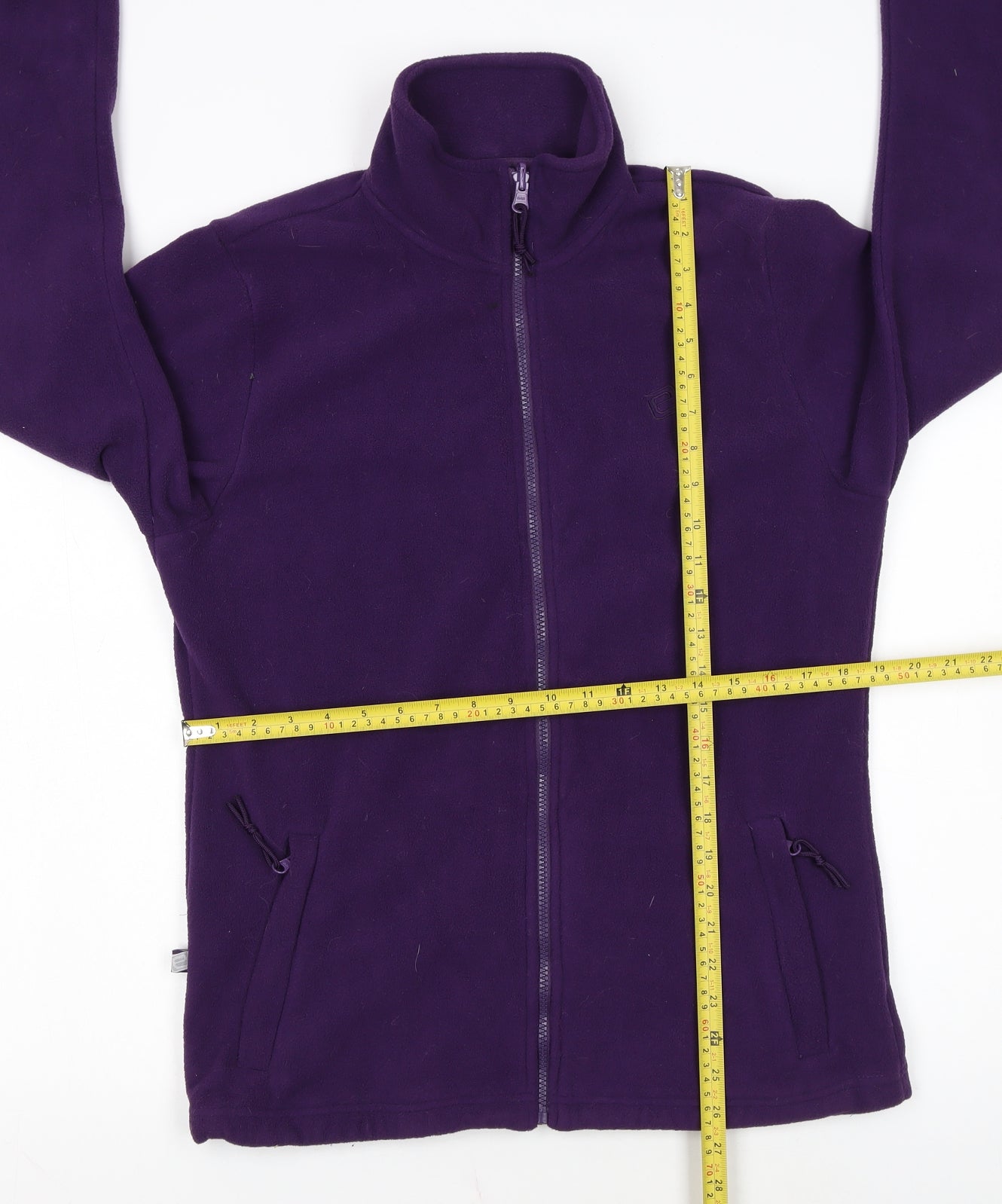 Mountain Essentials Women's Purple Fleece Full Zip Jacket UK 12