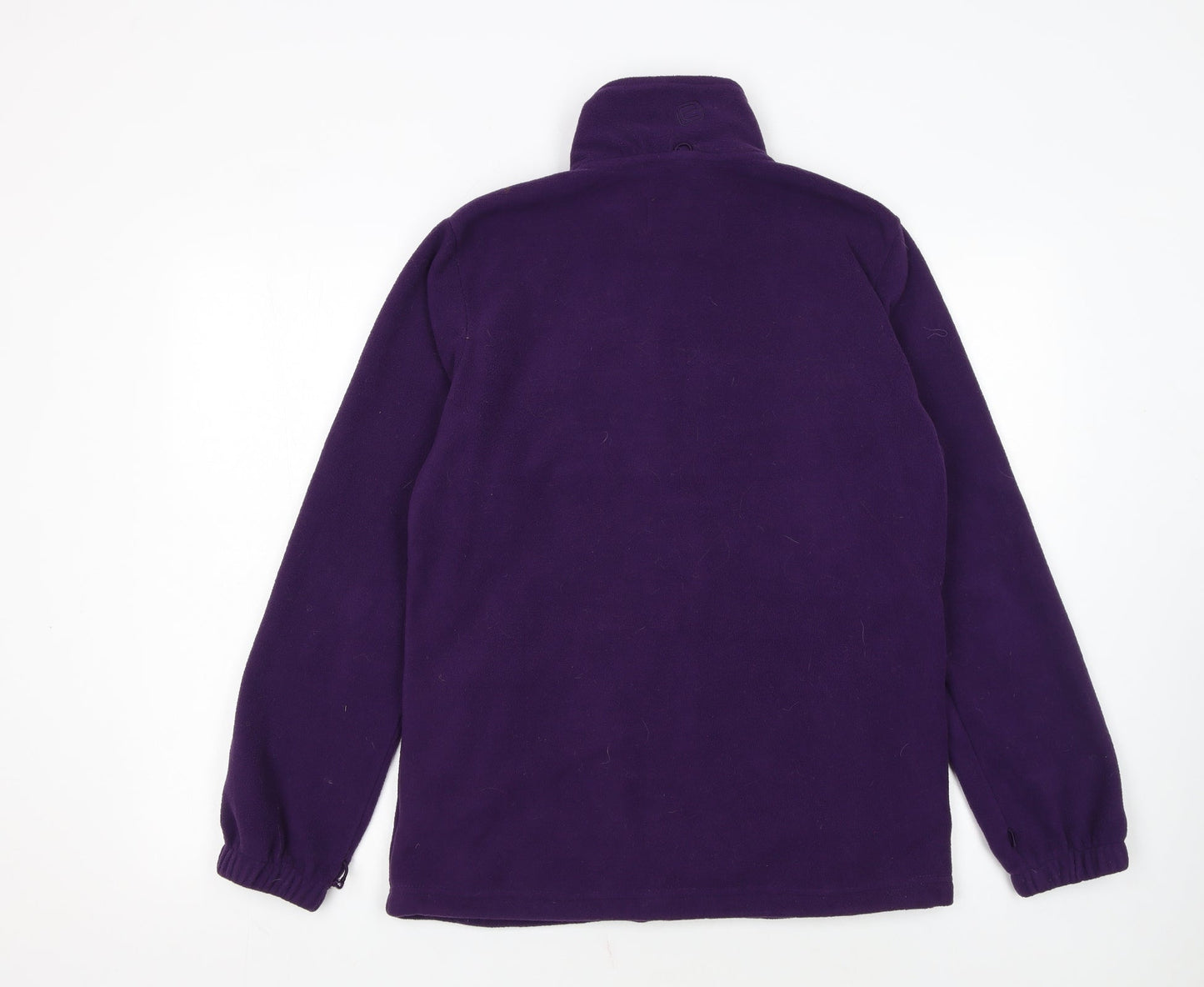 Mountain Essentials Women's Purple Fleece Full Zip Jacket UK 12