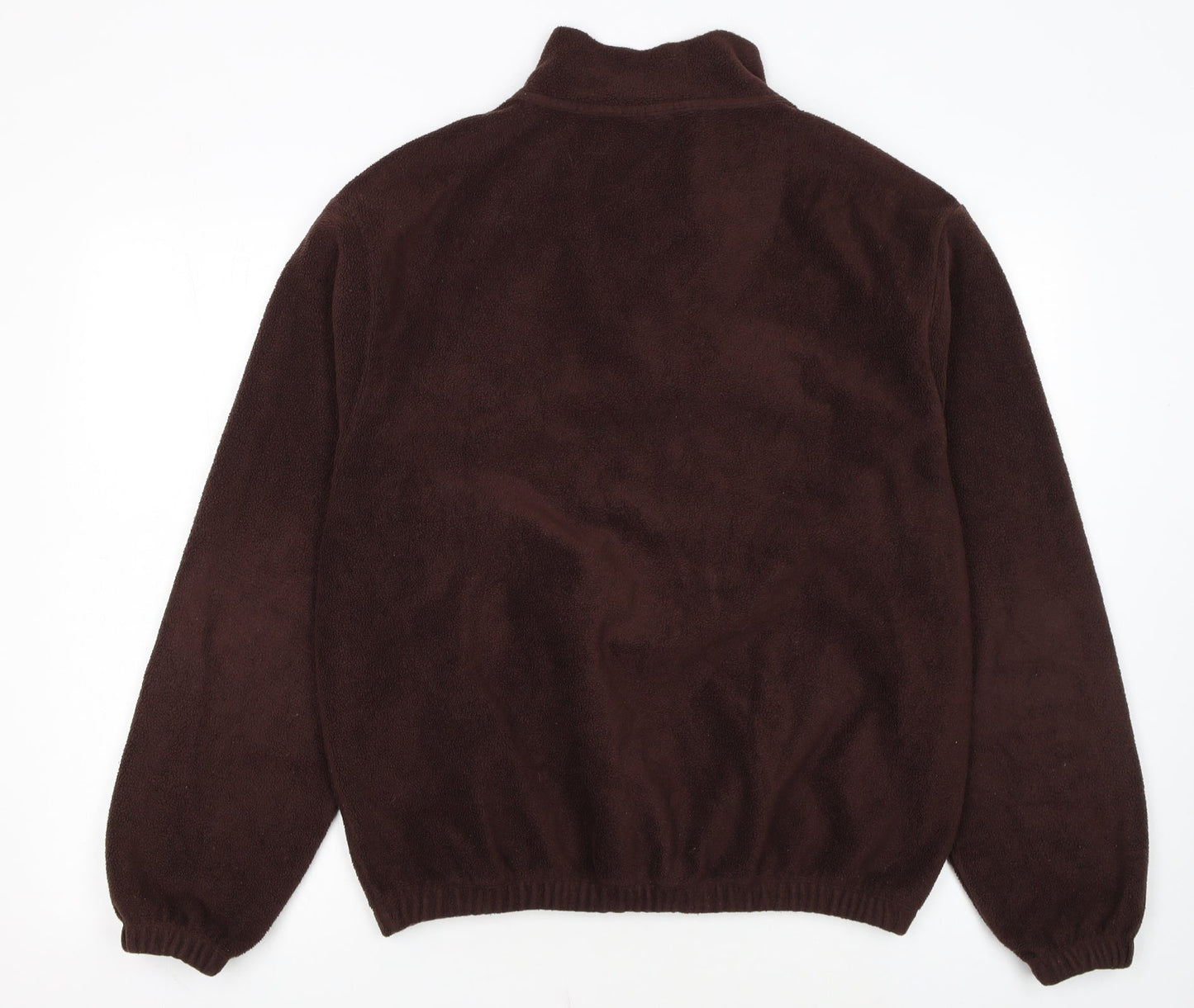 BDG Jeans Urban Outfitters Brown Fleece 1/4 Zip Sweatshirt Small Womens