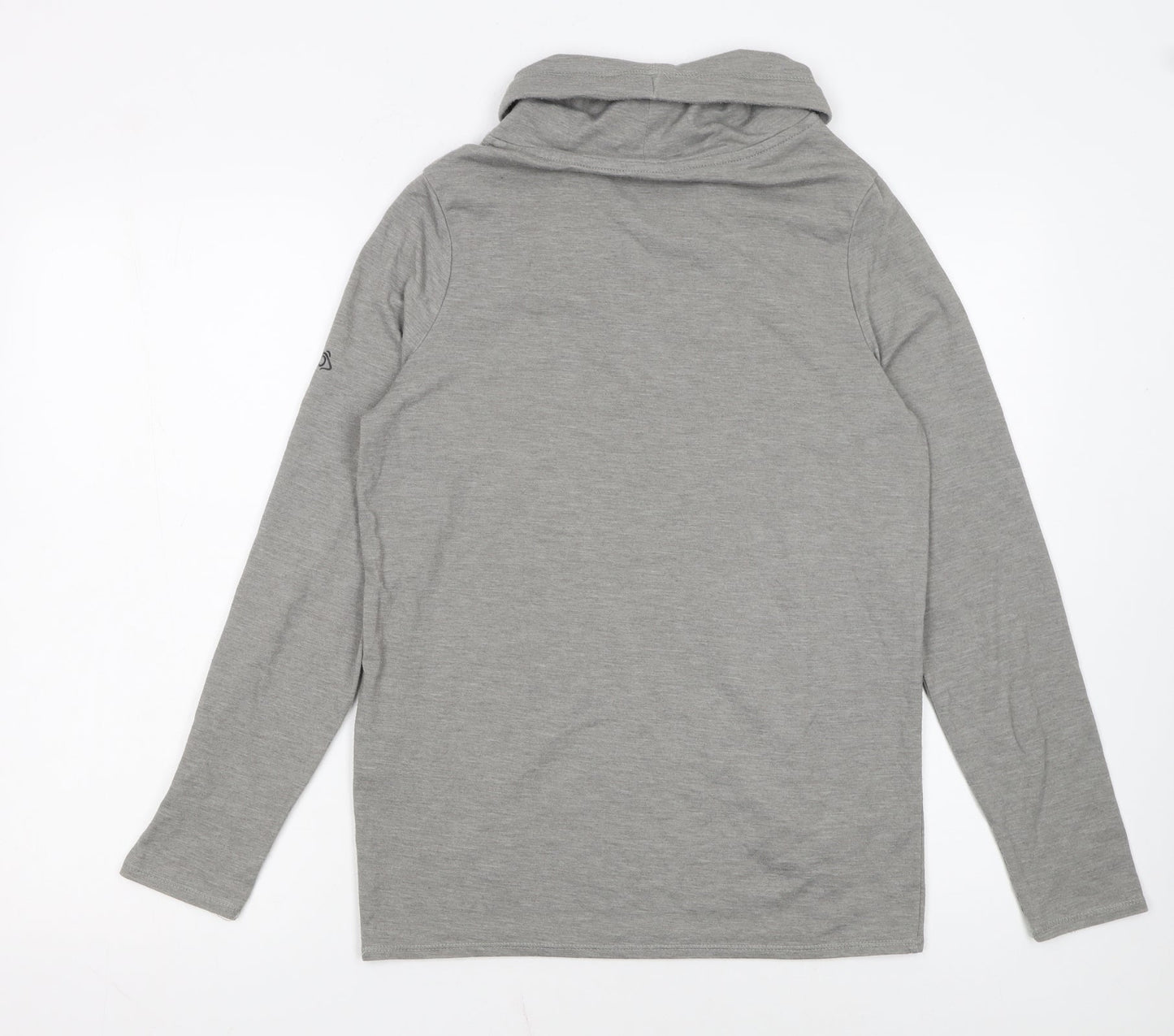 Craghoppers Women’s Grey Pullover Hoodie UK 6 Long Sleeve Lightweight