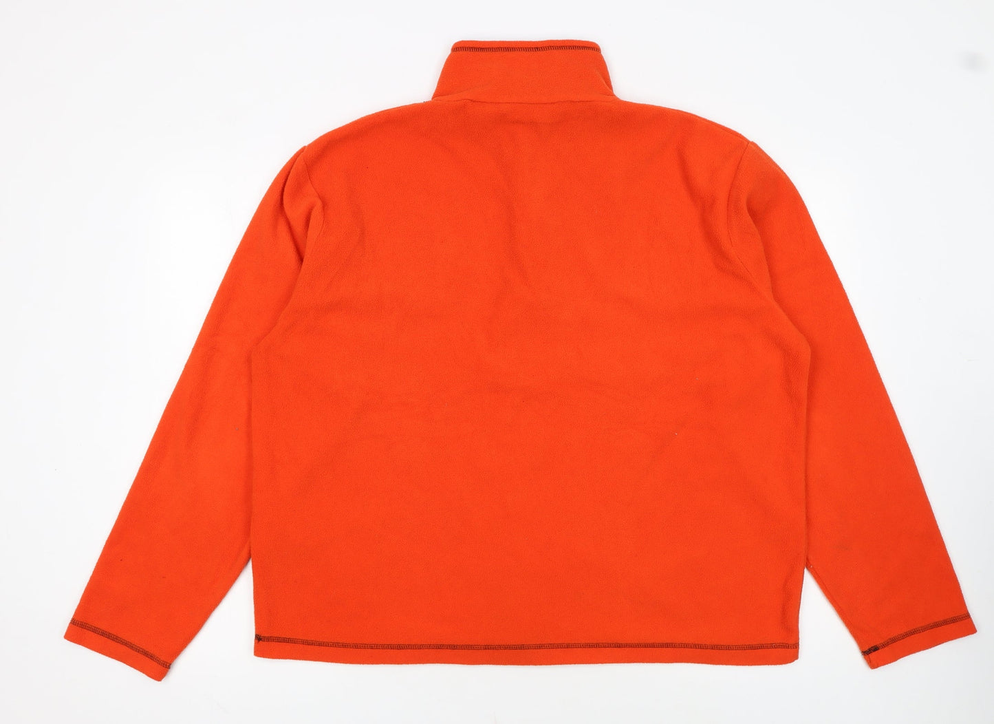 Regatta Mens Orange Fleece Sweatshirt XL Half Zip Outdoor Pullover