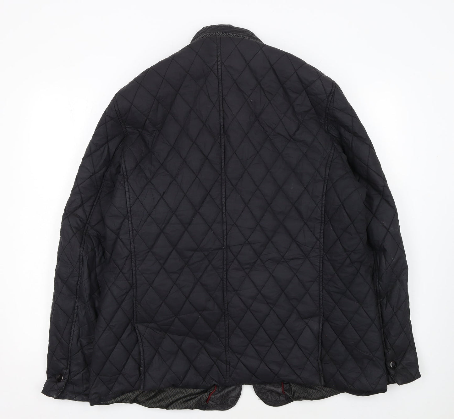 Ted Baker Men's Black Quilted Cotton Jacket 2XL