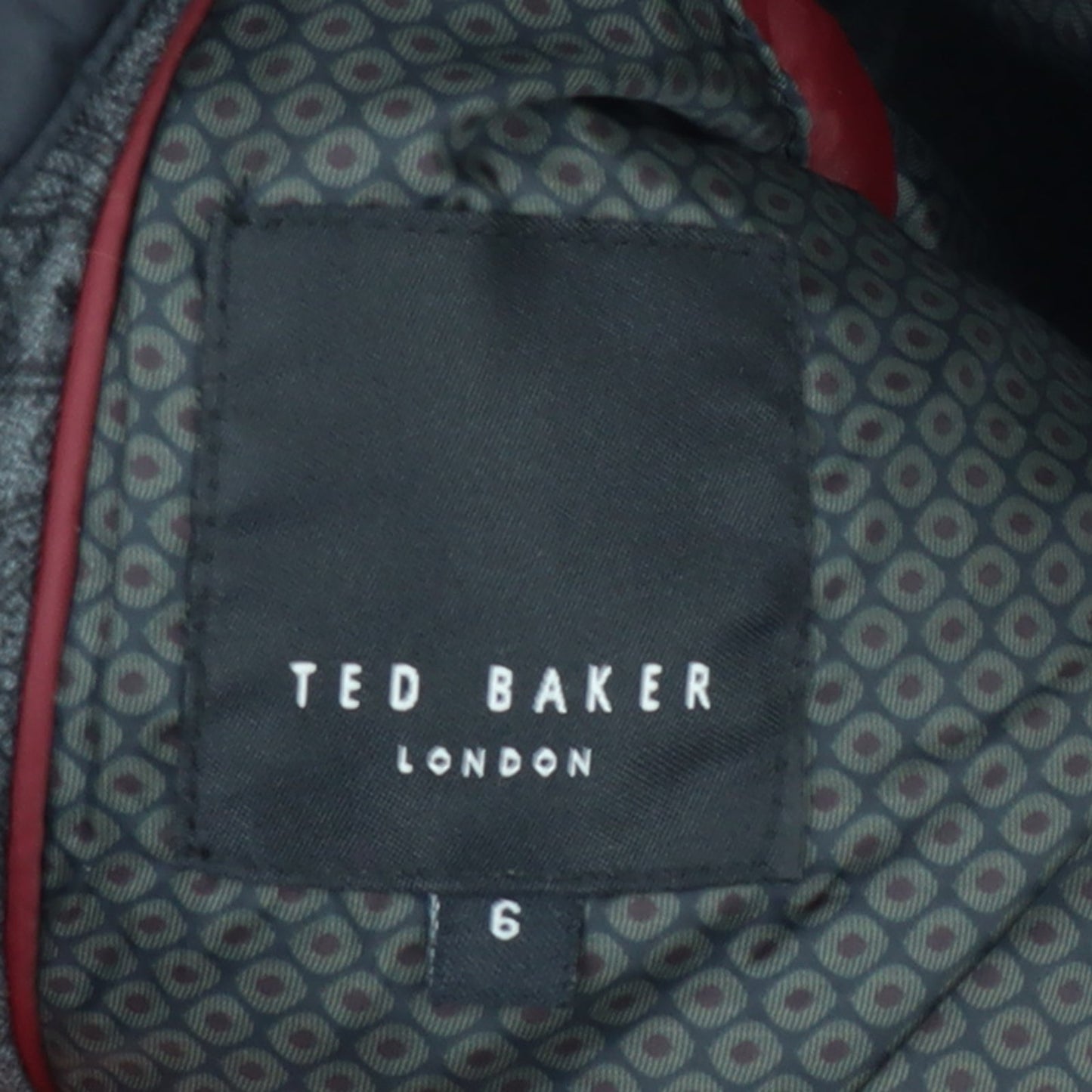 Ted Baker Men's Black Quilted Cotton Jacket 2XL