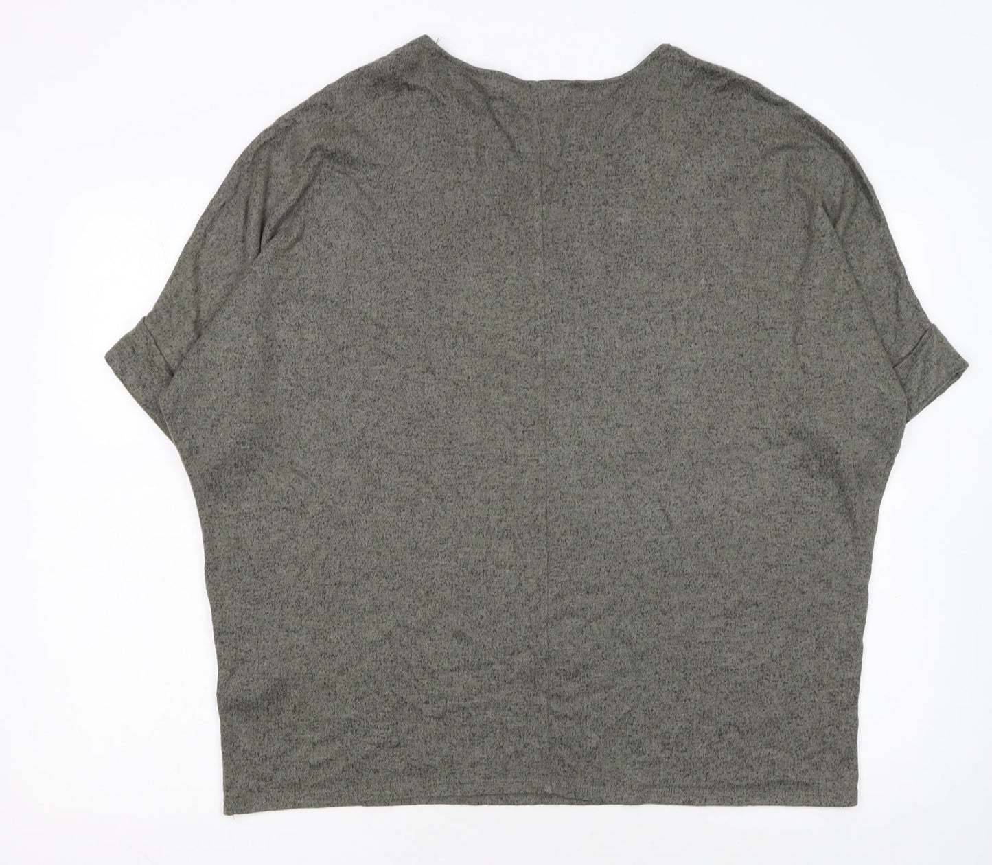 Apricot Women’s Grey Relaxed Fit Jersey T-Shirt UK 12
