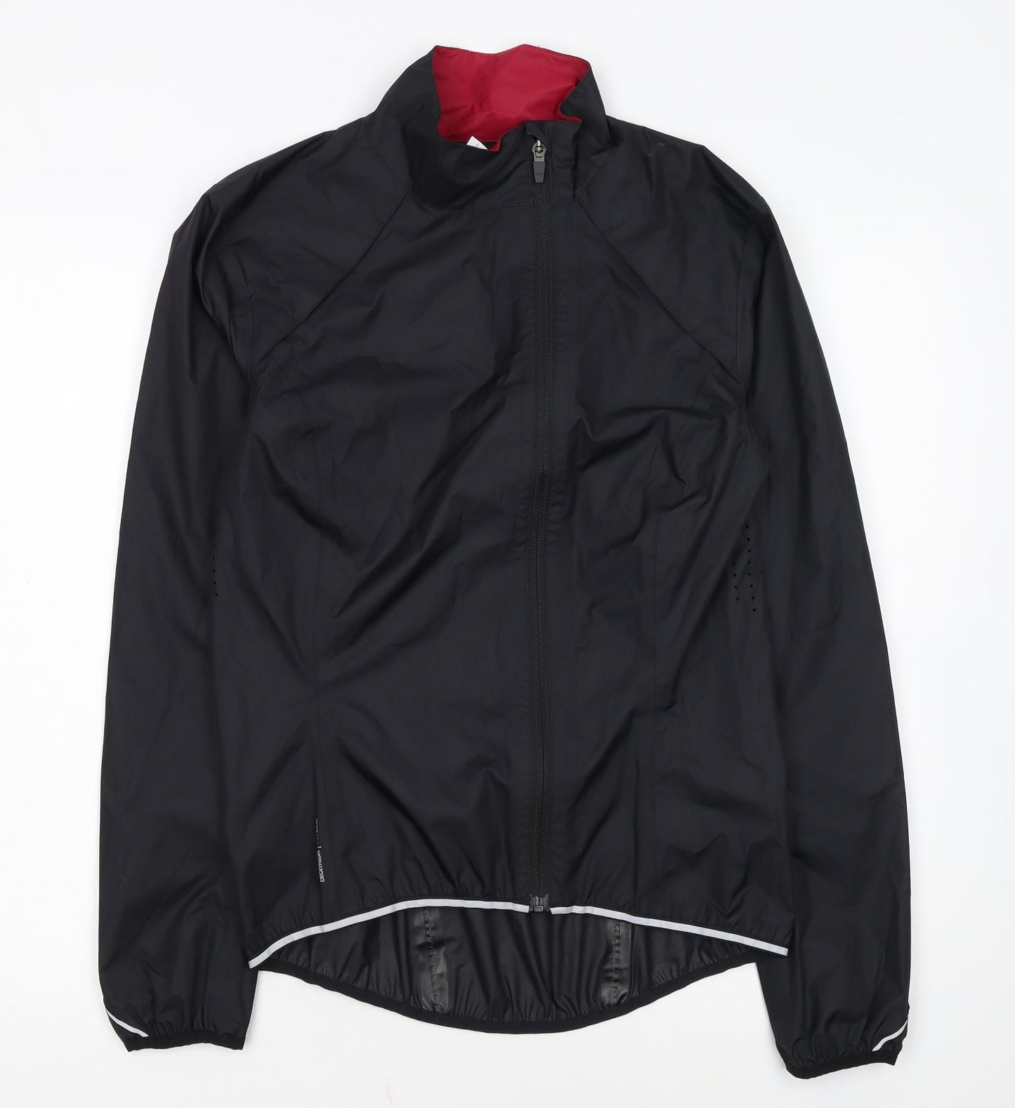 Decathlon Women's Black XS Windbreaker Waterproof Cycling Jacket