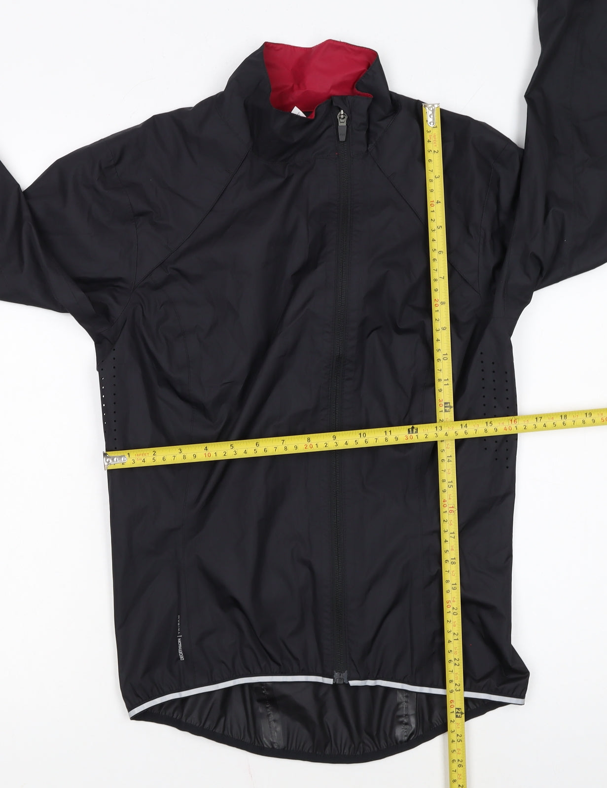 Decathlon Women's Black XS Windbreaker Waterproof Cycling Jacket