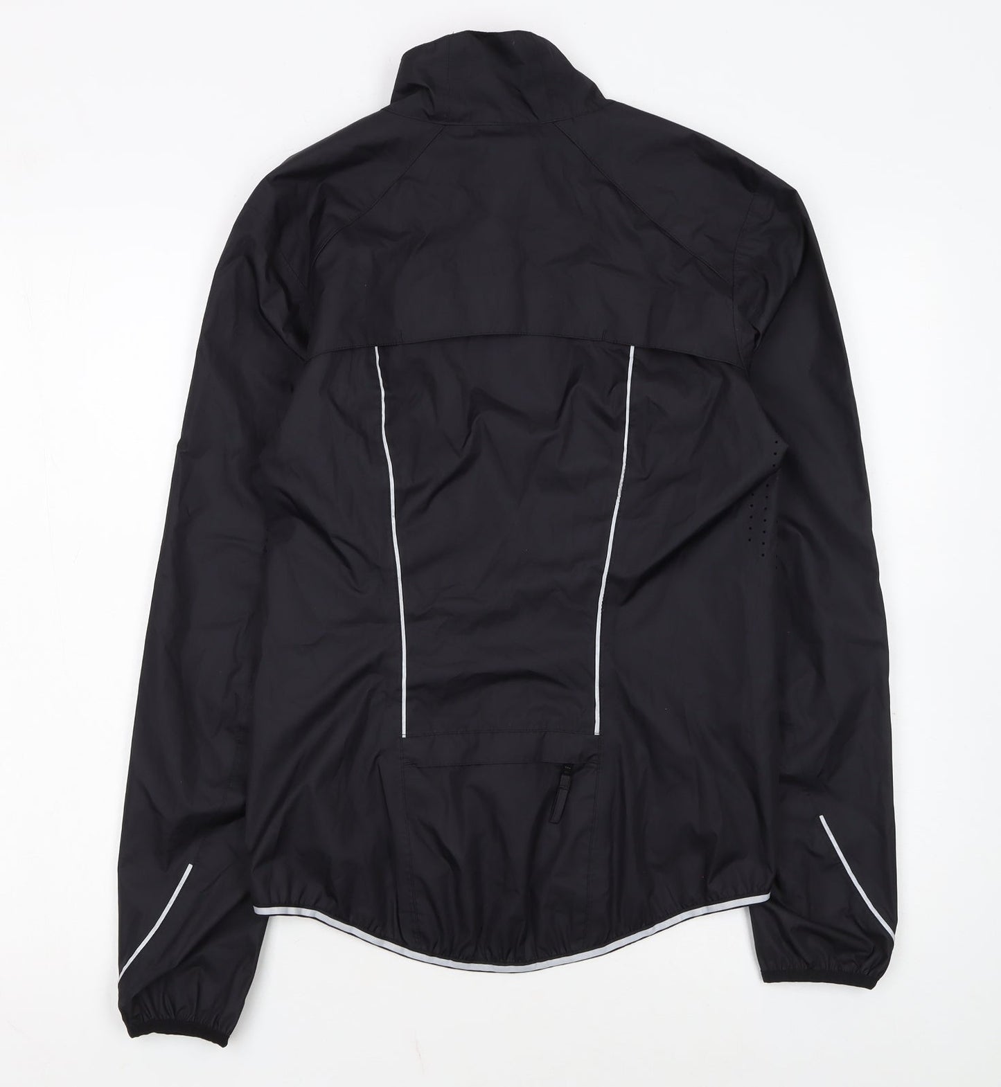 Decathlon Women's Black XS Windbreaker Waterproof Cycling Jacket