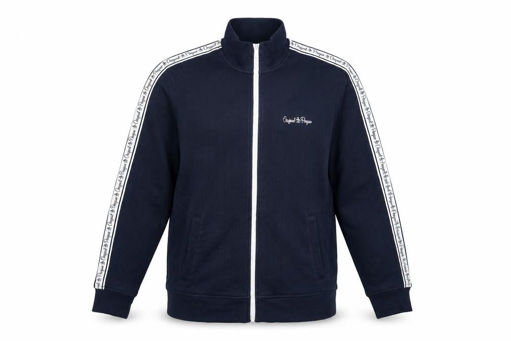 Original Penguin Men's Blue Full Zip Sweatshirt Size M