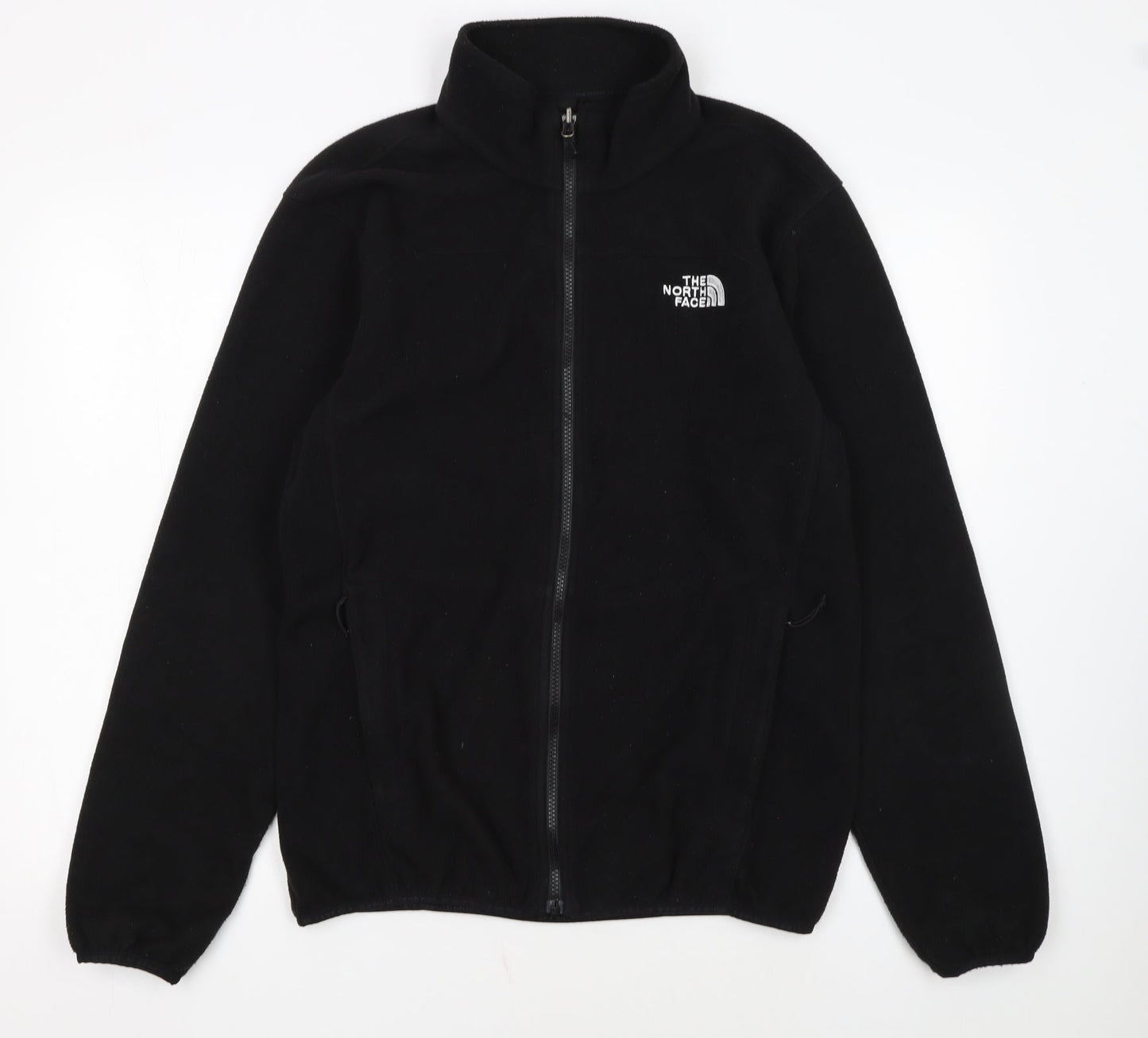 The North Face Mens Black Full Zip Fleece Jacket Size M