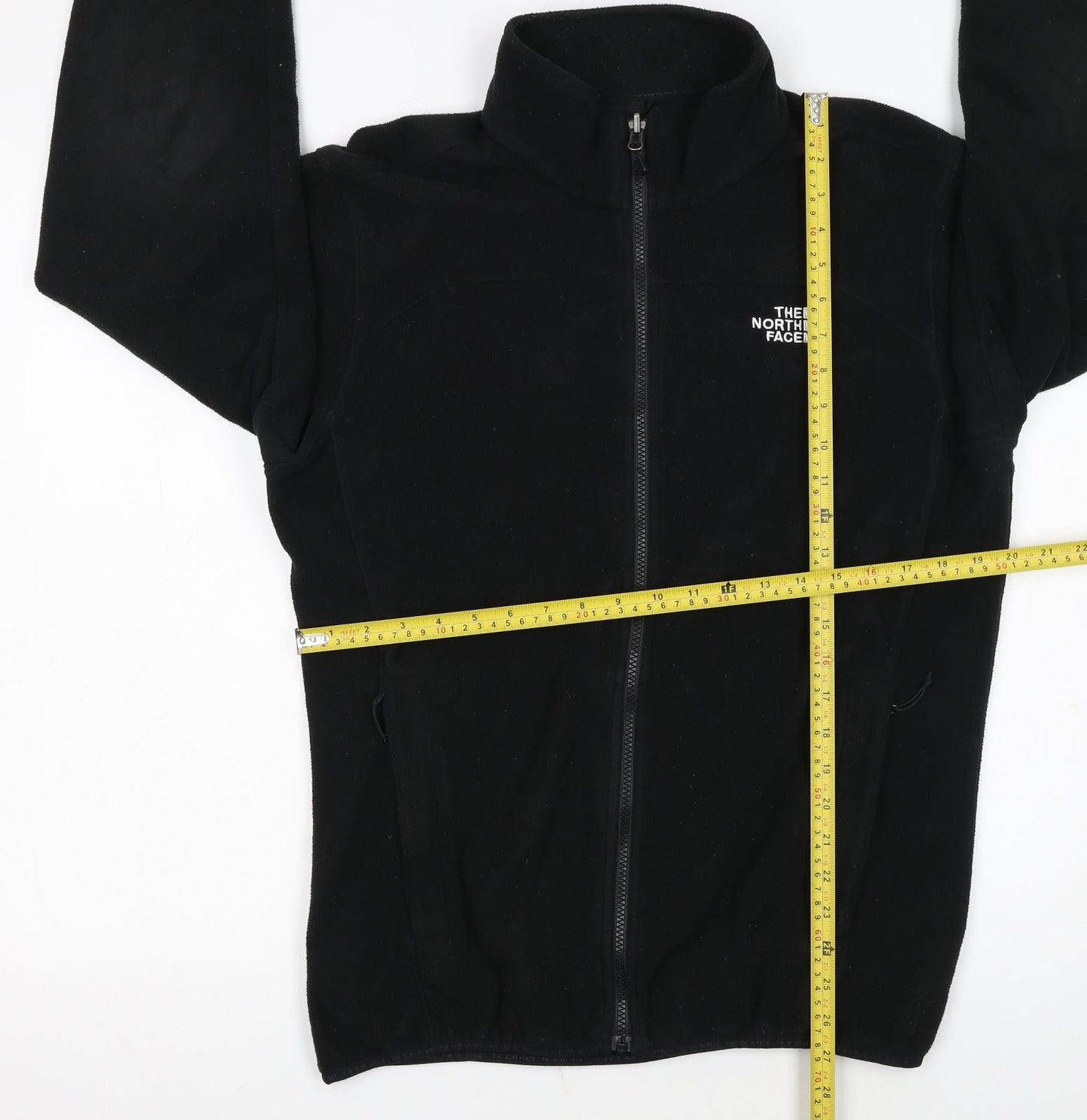 The North Face Mens Black Full Zip Fleece Jacket Size M