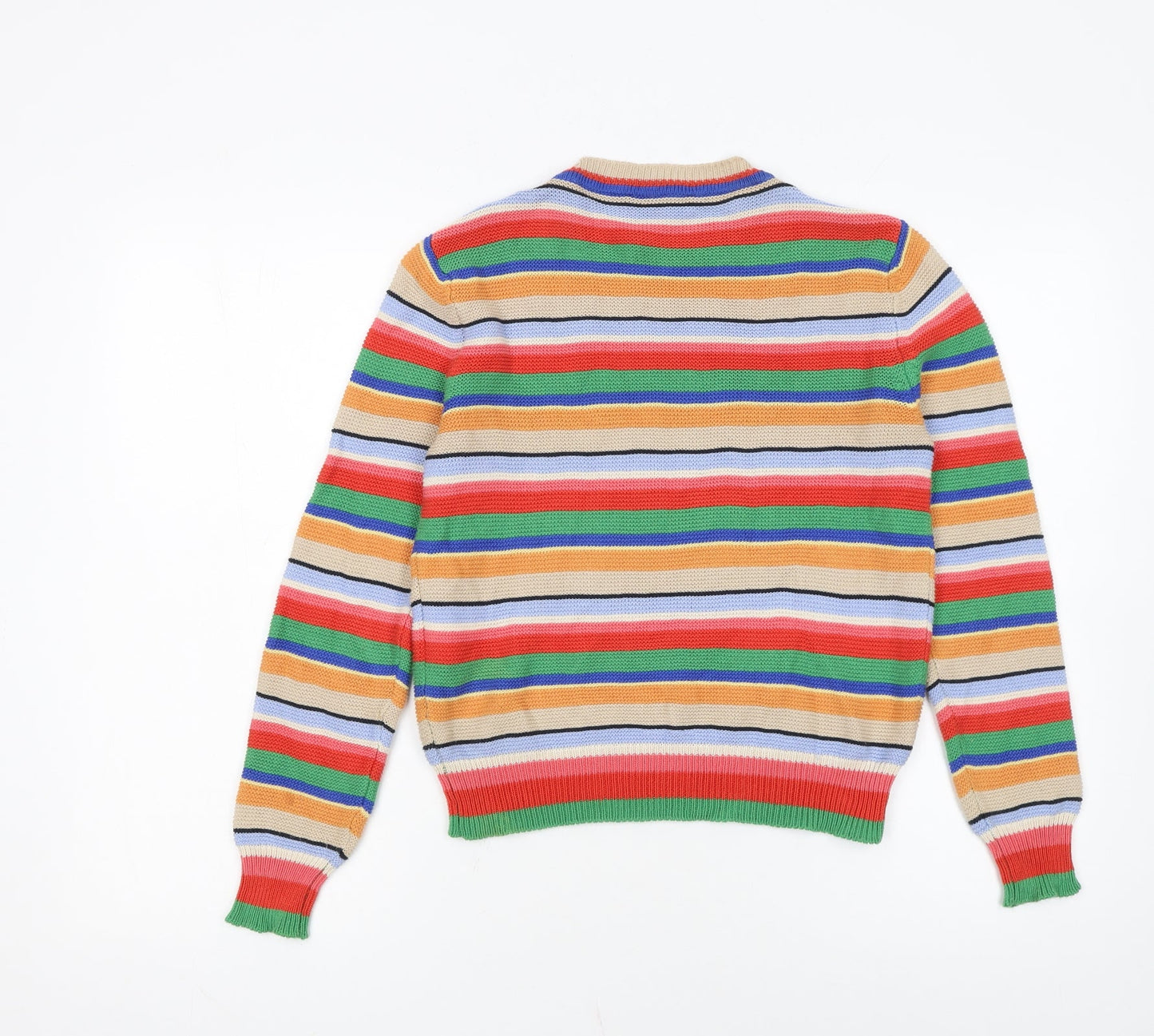 MaxMara Weekend Womens Multicoloured Cotton Stripe Jumper Size S