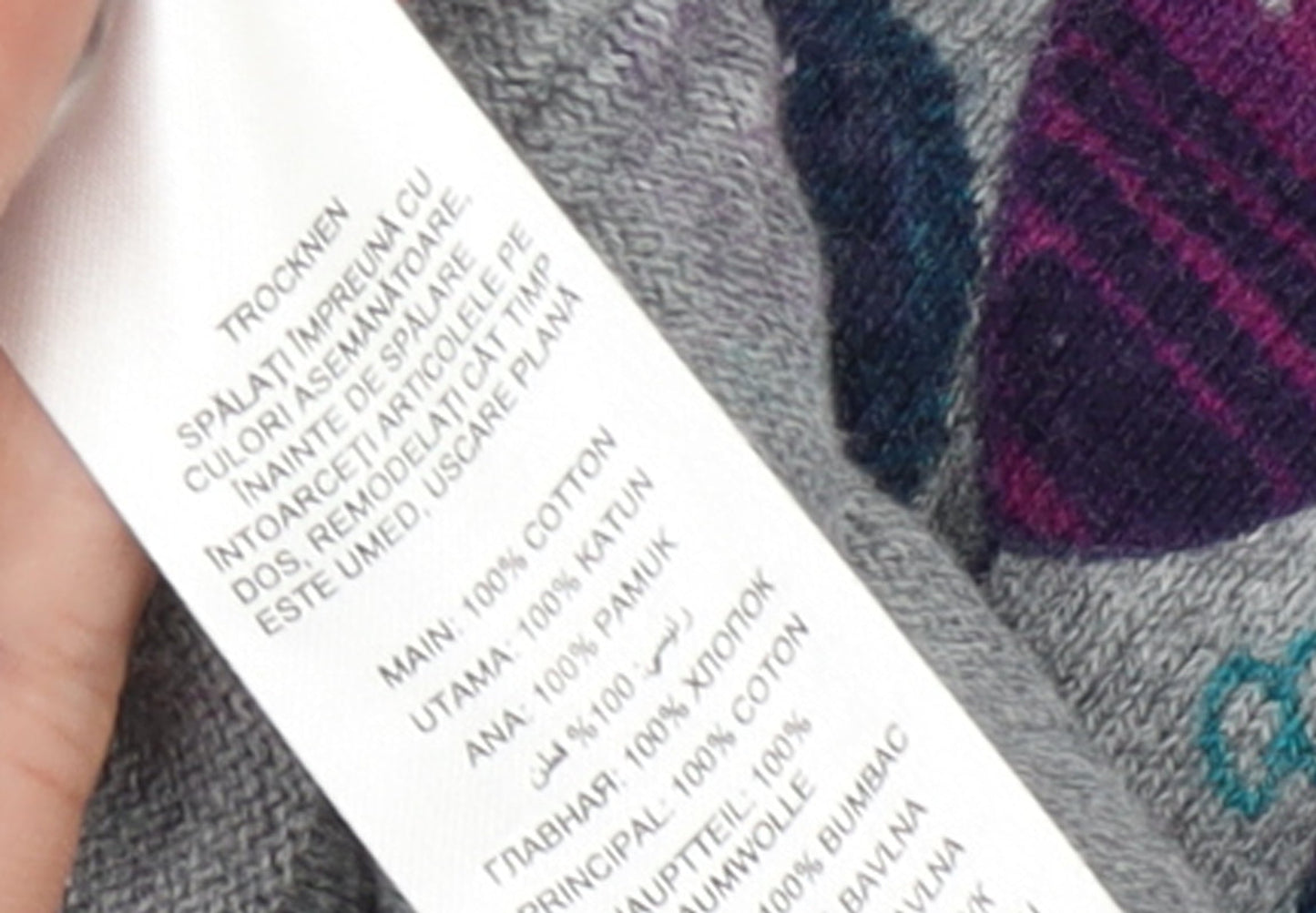 Mantaray Women’s Grey Floral Cotton Cardigan Size 8