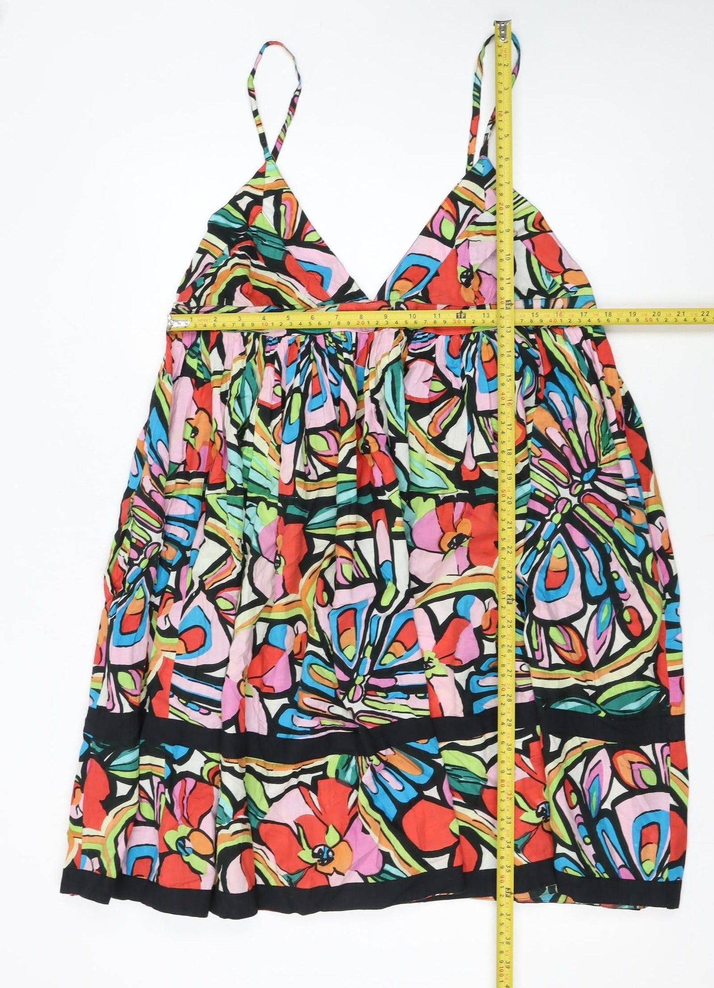 Club Z Collection Women’s Multicoloured Floral Cotton Slip Dress XL