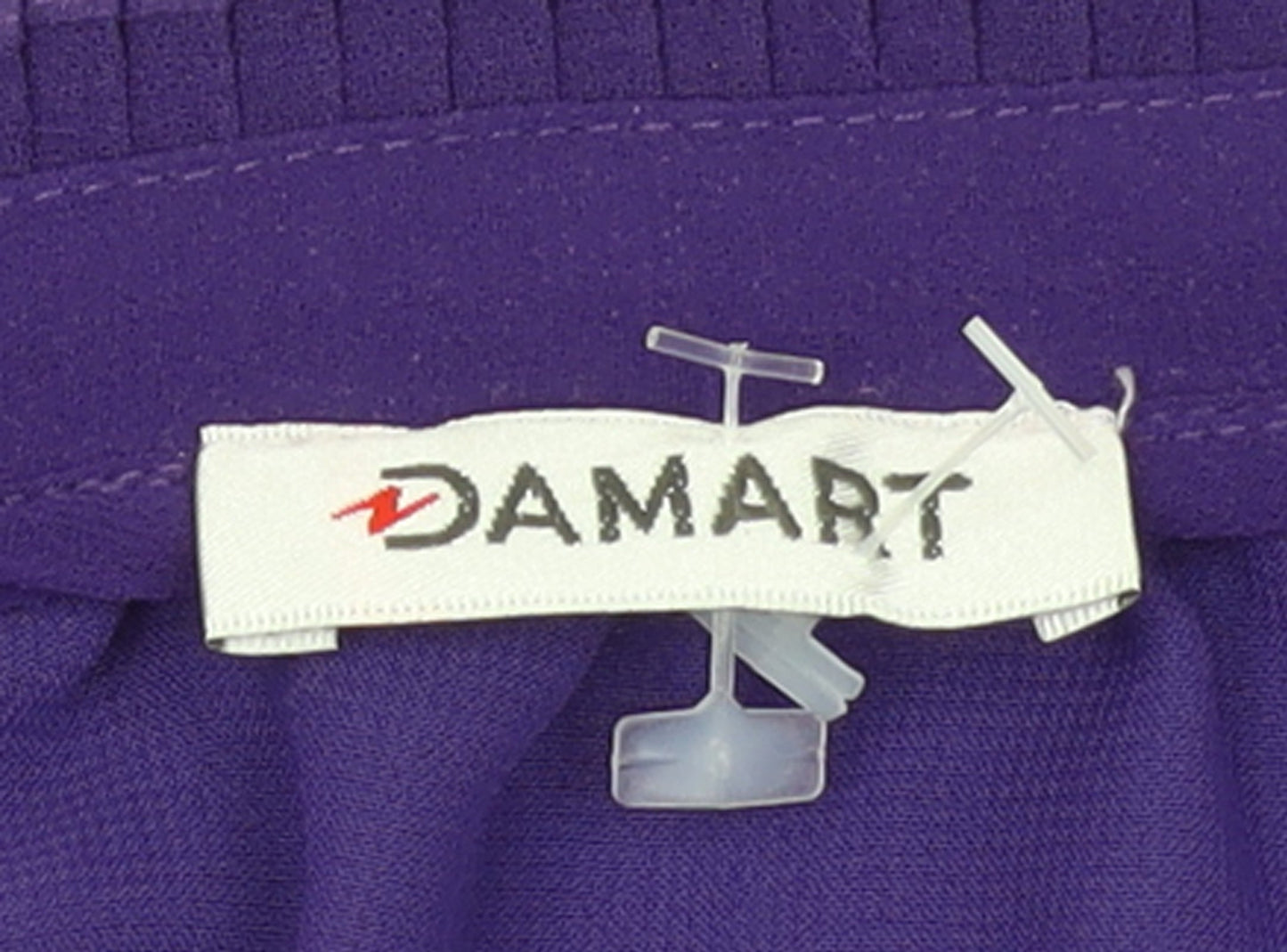 Damart Women’s Purple Pleated Long Sleeve Tunic Blouse Size 18