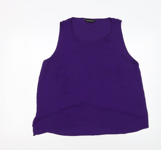 Prewornwholesale purple cropped slim fit active T-shirt with short sleeves and a high neckline.