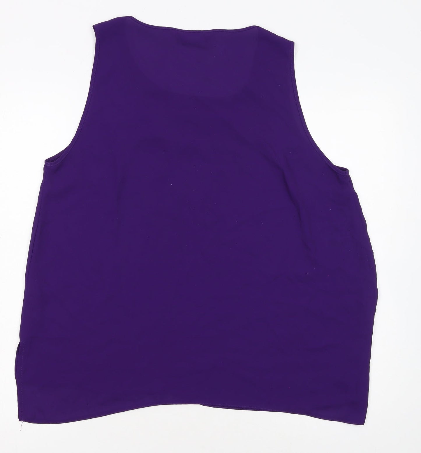 Dorothy Perkins Women's Purple Sleeveless Tank Top Size 16