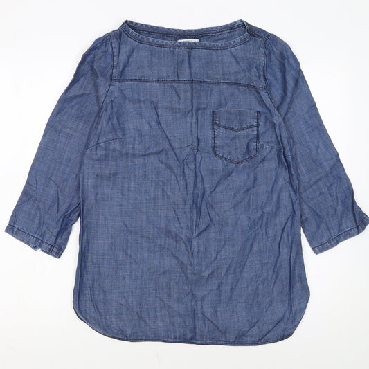 Prewornwholesale purple cropped slim fit active T-shirt with short sleeves and a high neckline.