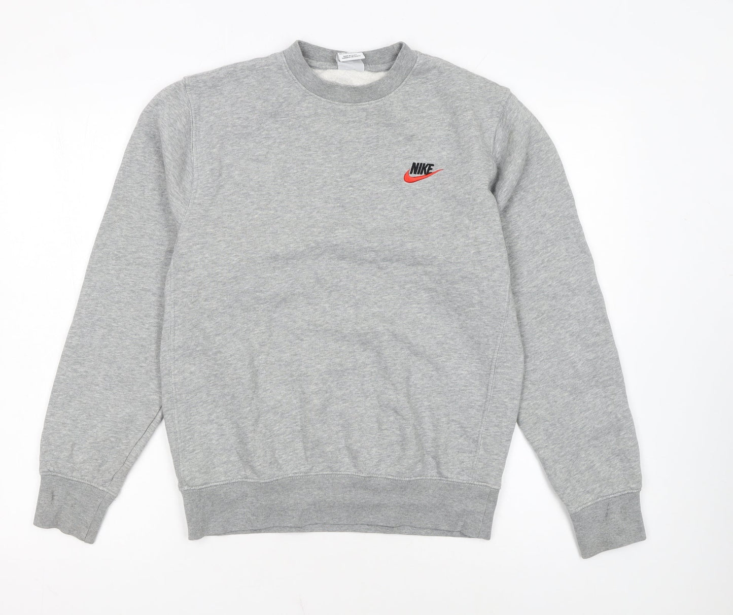 Nike Men’s Grey XS Pullover Crew Neck Fleece Sweatshirt