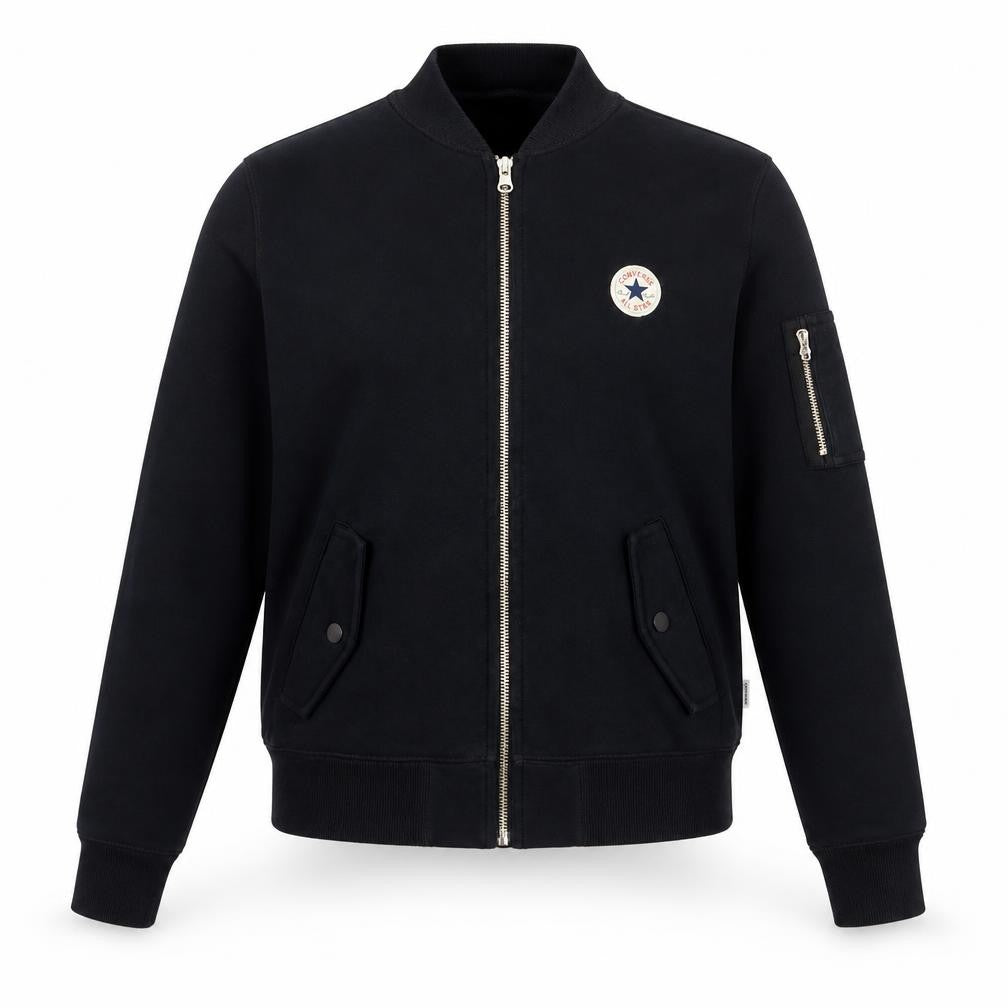 Converse Women’s Black XS Full Zip Sweatshirt Jacket
