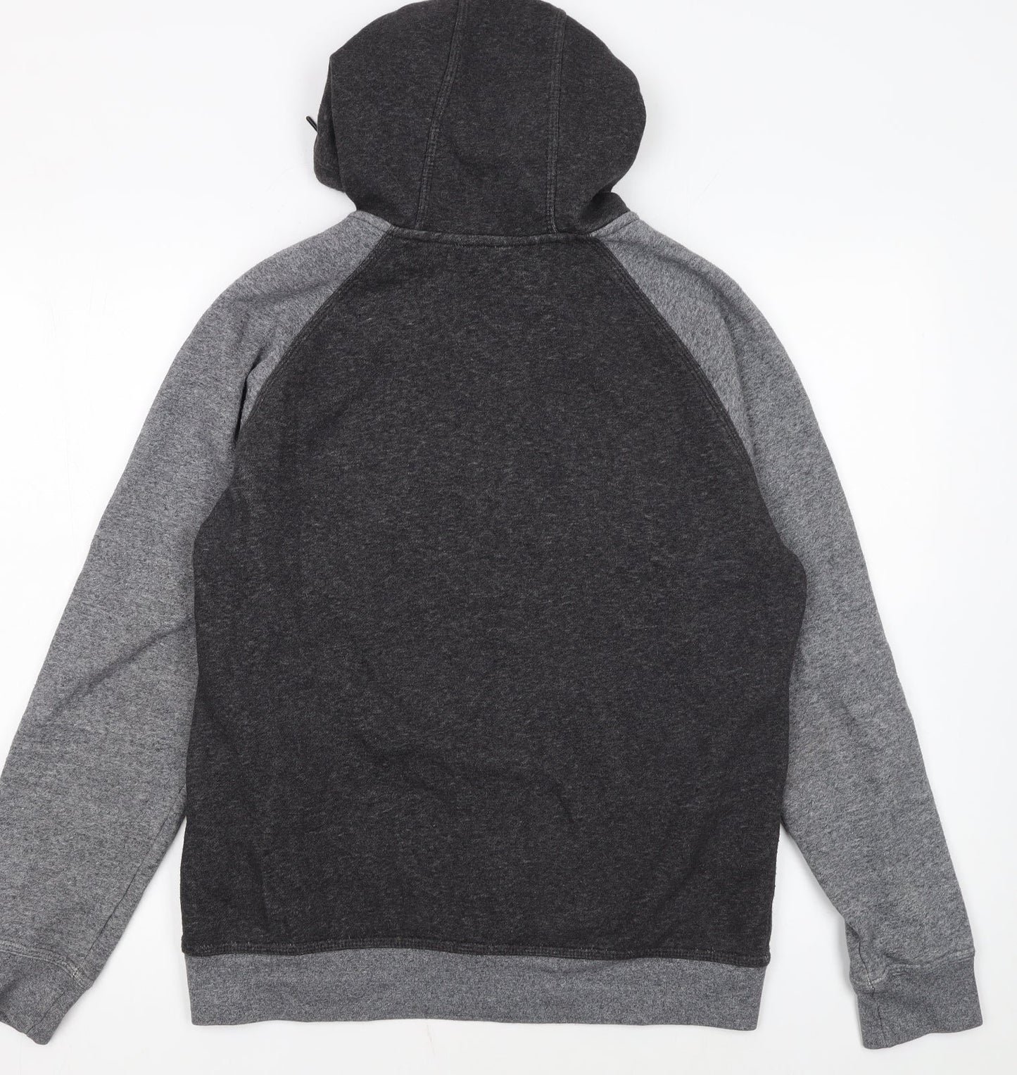 Hurley Men's Grey Full Zip Hoodie Size S Fleece Lined Sweatshirt