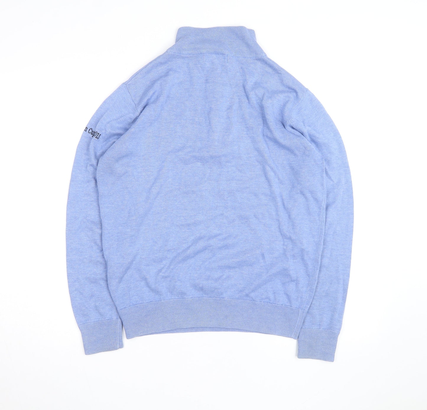 Calvin Klein Men’s Blue 1/4 Zip Golf Jumper Size S