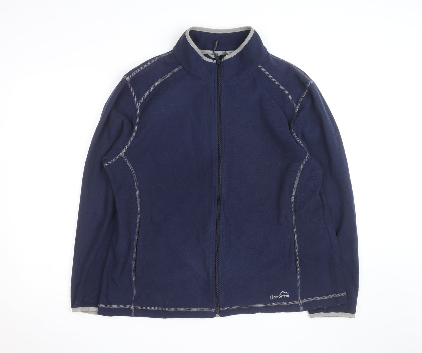 Peter Storm Women’s Navy Full Zip Fleece Sweatshirt Size 18