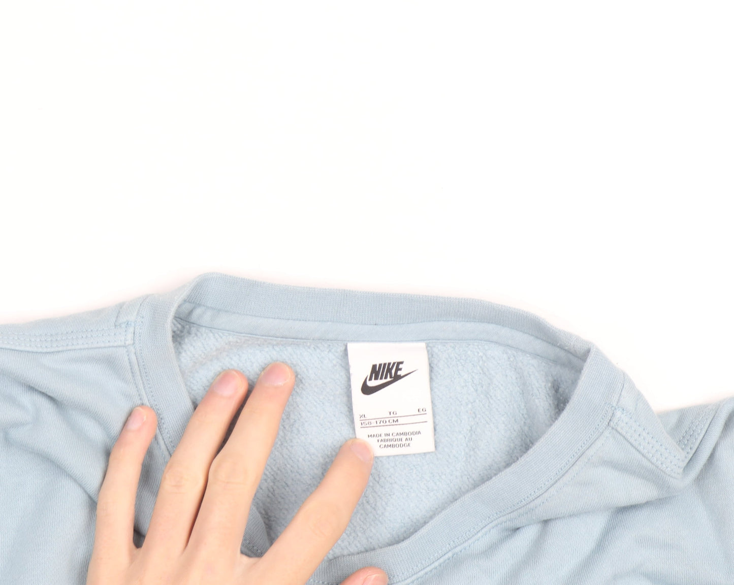Nike Men's Blue XL Crew Neck Pullover Sweatshirt