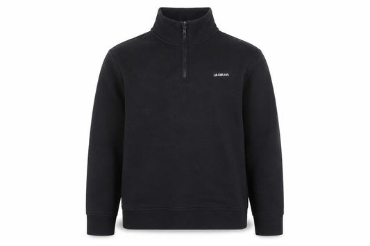LA Gear Teen Black 1/4 Zip Fleece Sweatshirt UK 16 Regular Fit