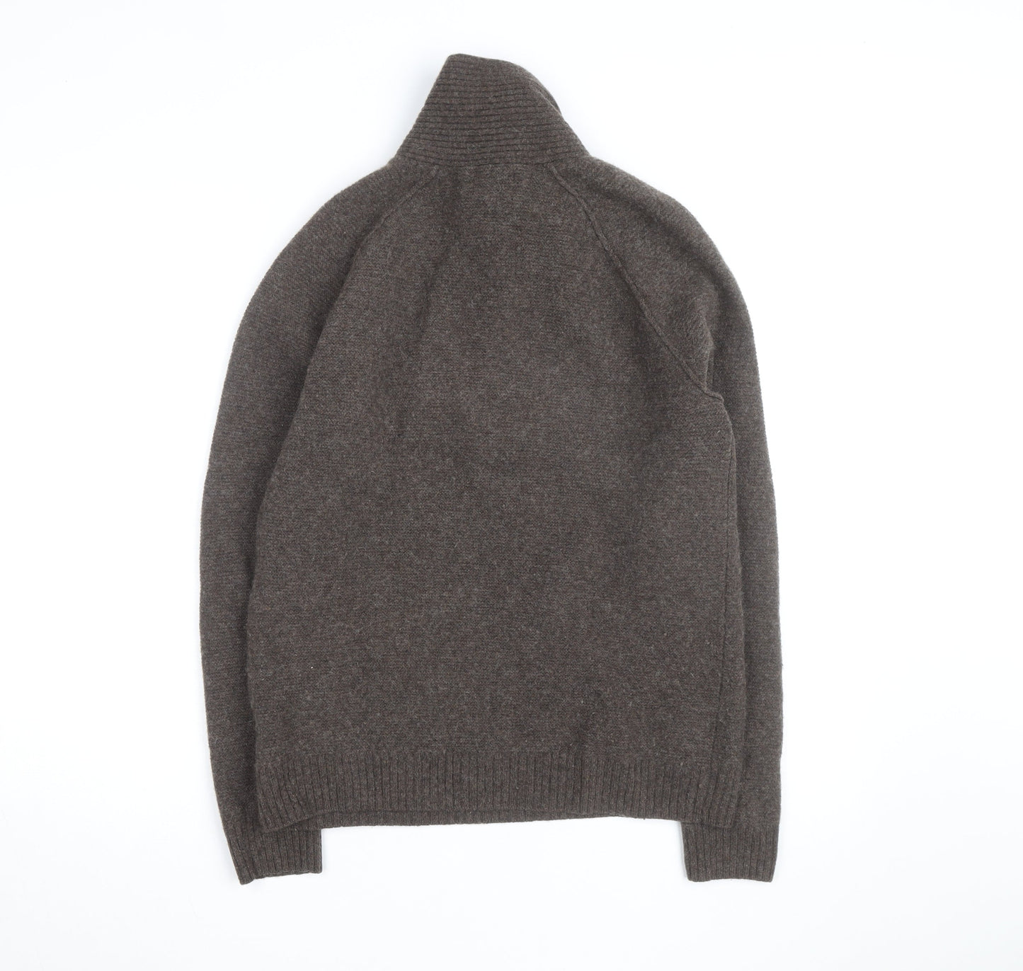 Gap Mens Brown Wool High Neck Pullover Jumper Size M
