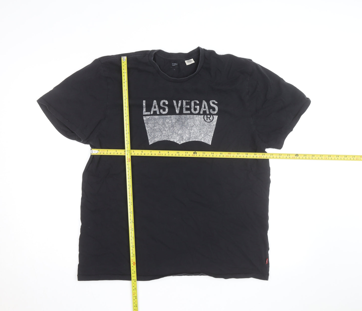 Levi's Men's Black Las Vegas Graphic T-Shirt XL
